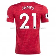 Günstige Manchester United 2020-21 Daniel James 21 Fußballtrikots Heimtrikot..